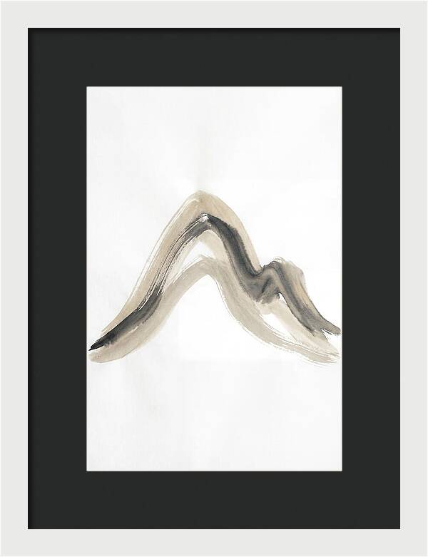 Abstract Mountain Serenity