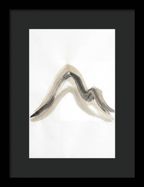 Abstract Mountain Serenity
