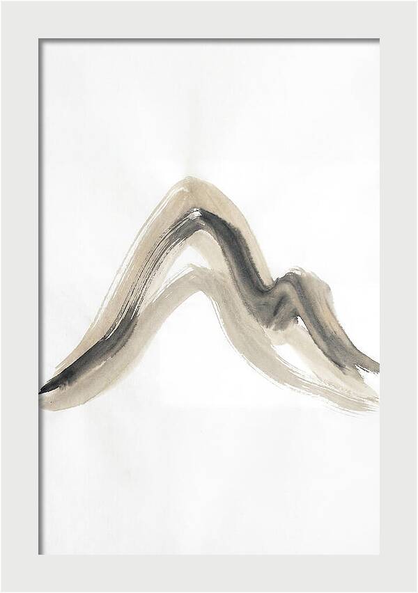Abstract Mountain Serenity