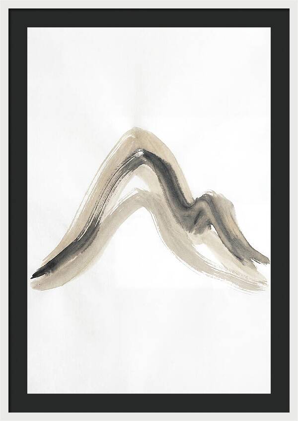 Abstract Mountain Serenity