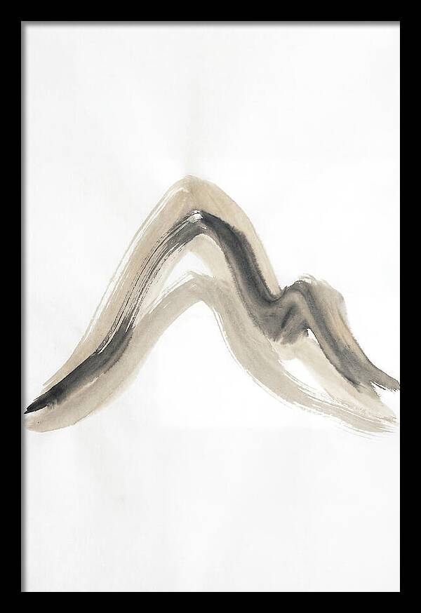 Abstract Mountain Serenity
