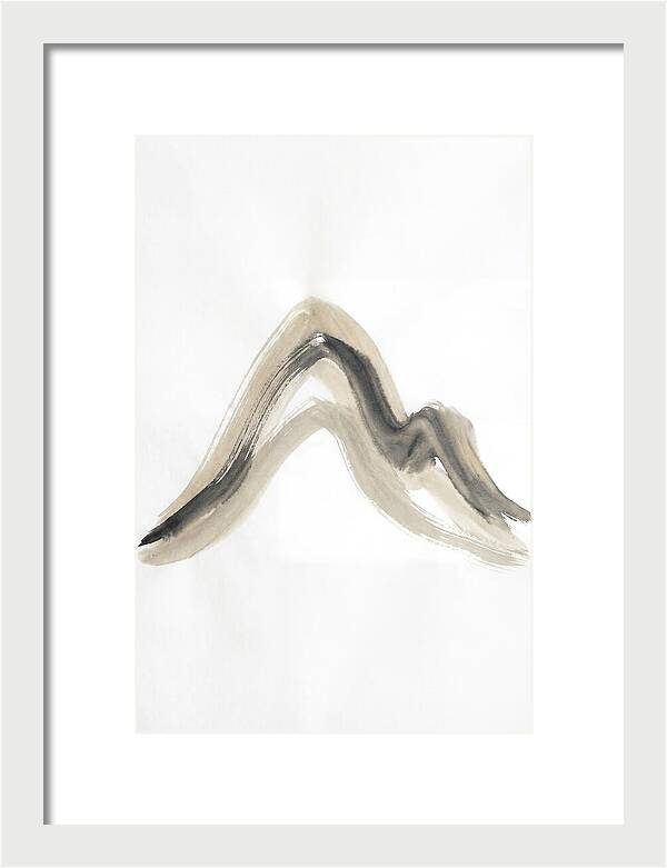 Abstract Mountain Serenity