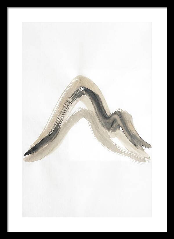 Abstract Mountain Serenity