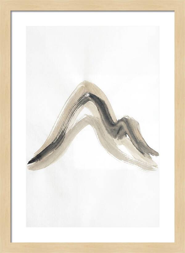 Abstract Mountain Serenity