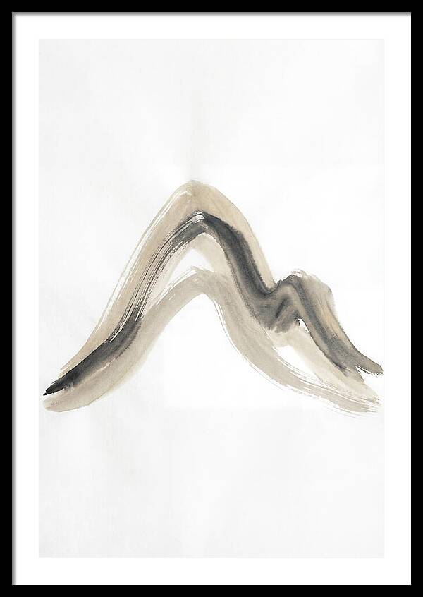 Abstract Mountain Serenity
