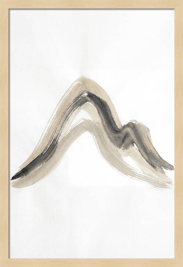 Abstract Mountain Serenity