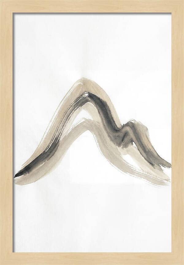 Abstract Mountain Serenity
