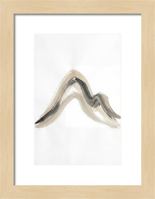Abstract Mountain Serenity