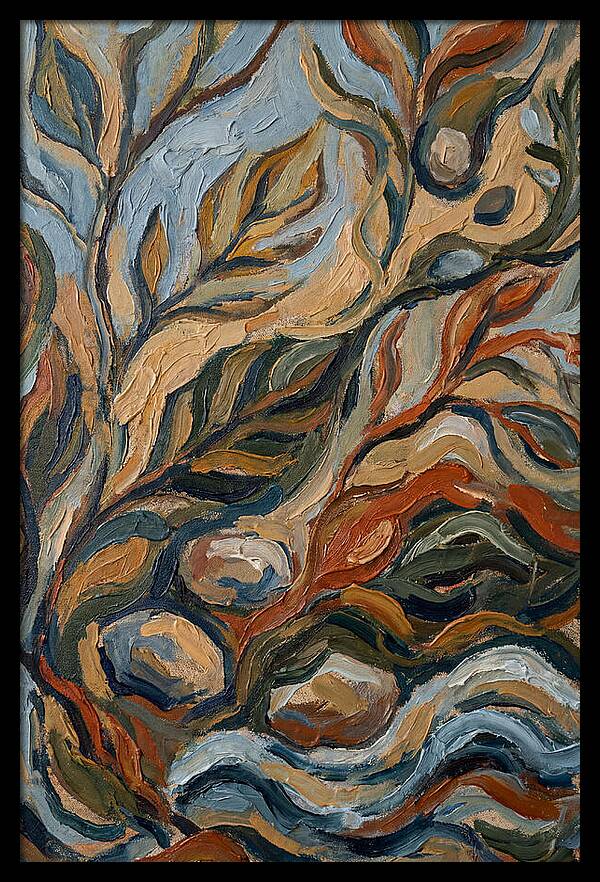 Abstract Nature Inspired By Mediterranean Elements