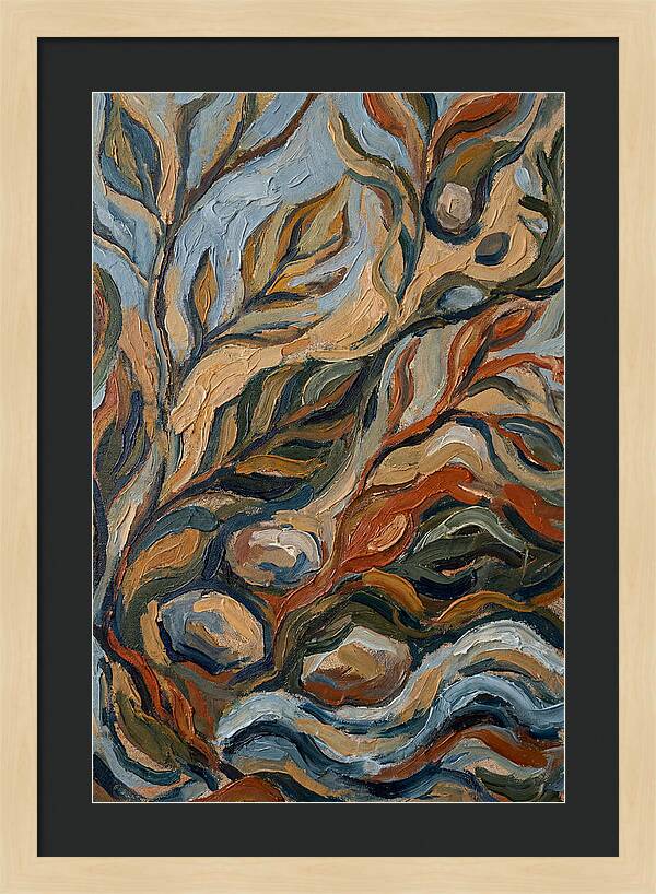 Abstract Nature Inspired By Mediterranean Elements