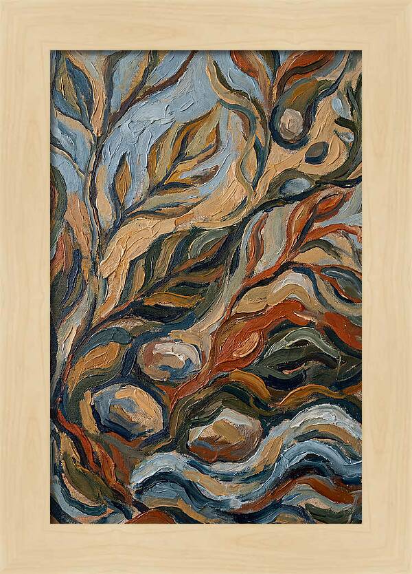 Abstract Nature Inspired By Mediterranean Elements