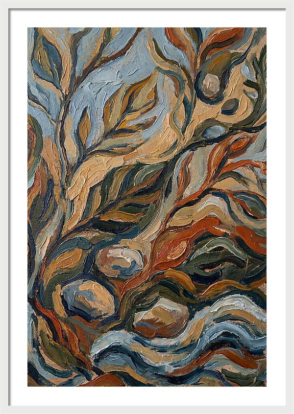 Abstract Nature Inspired By Mediterranean Elements