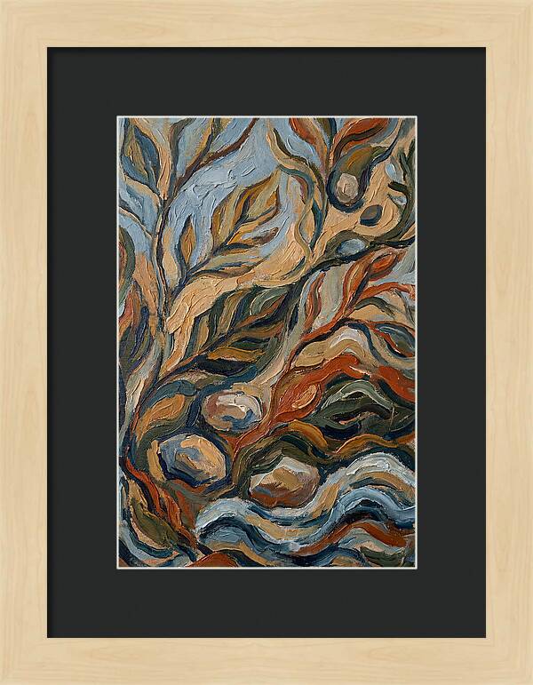 Abstract Nature Inspired By Mediterranean Elements
