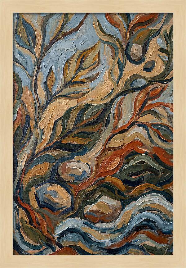 Abstract Nature Inspired By Mediterranean Elements