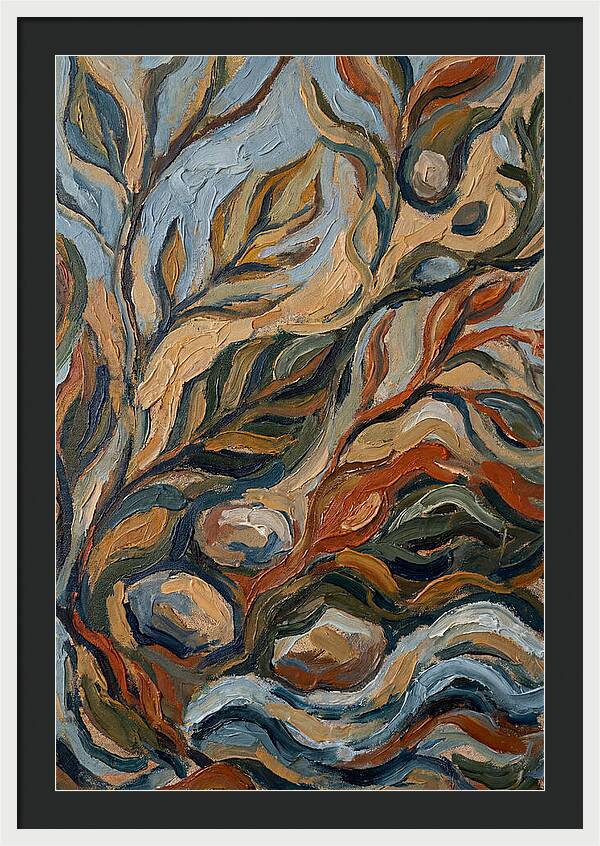 Abstract Nature Inspired By Mediterranean Elements