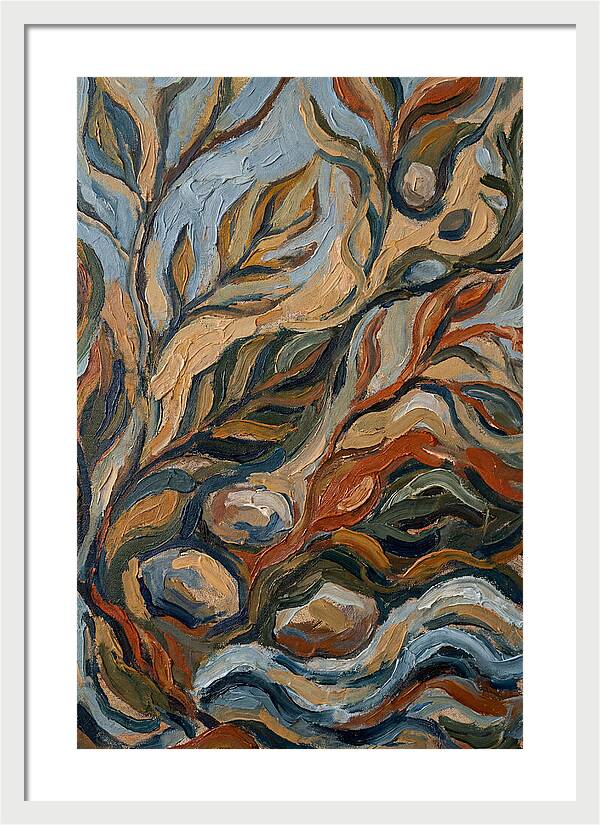 Abstract Nature Inspired By Mediterranean Elements