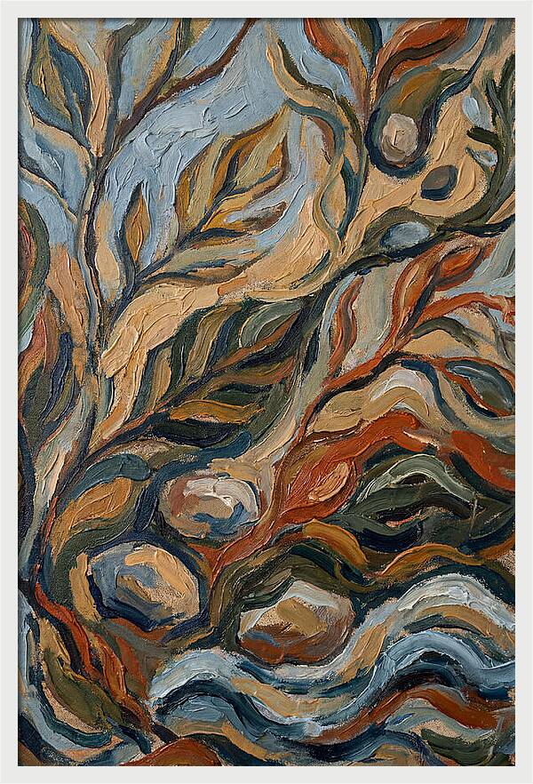 Abstract Nature Inspired By Mediterranean Elements