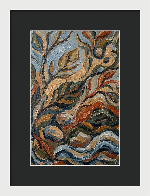 Abstract Nature Inspired By Mediterranean Elements