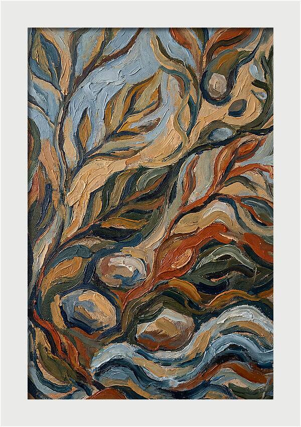 Abstract Nature Inspired By Mediterranean Elements