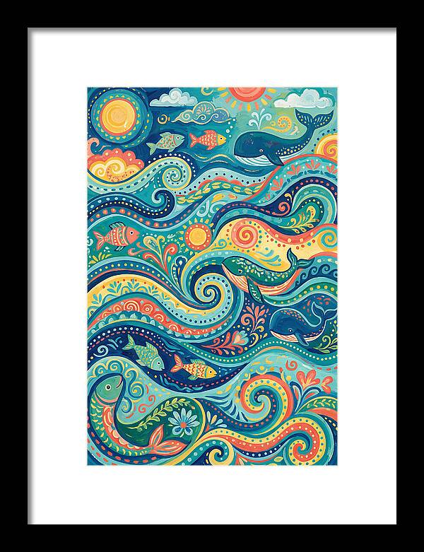 Abstract Ocean Whimsy