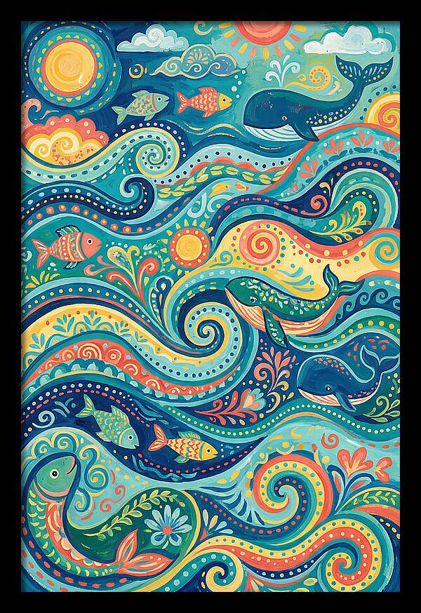 Abstract Ocean Whimsy