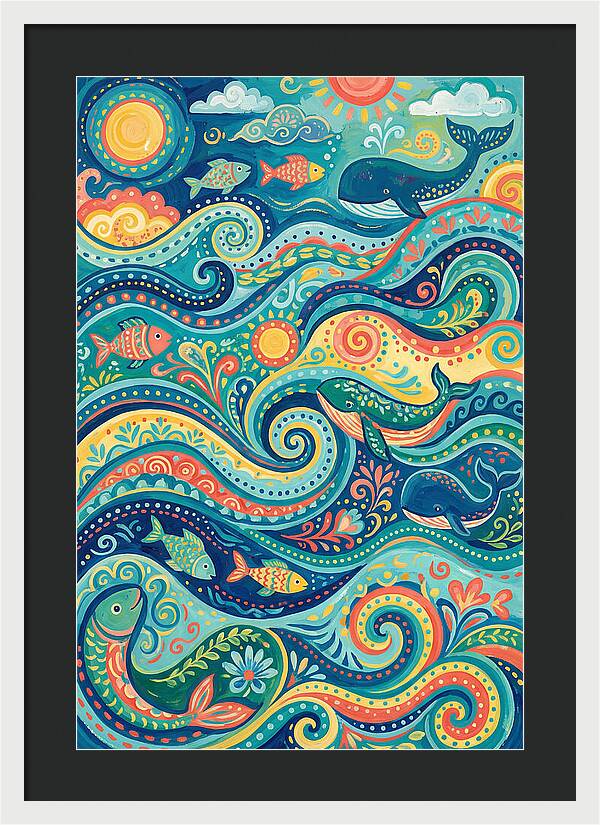Abstract Ocean Whimsy