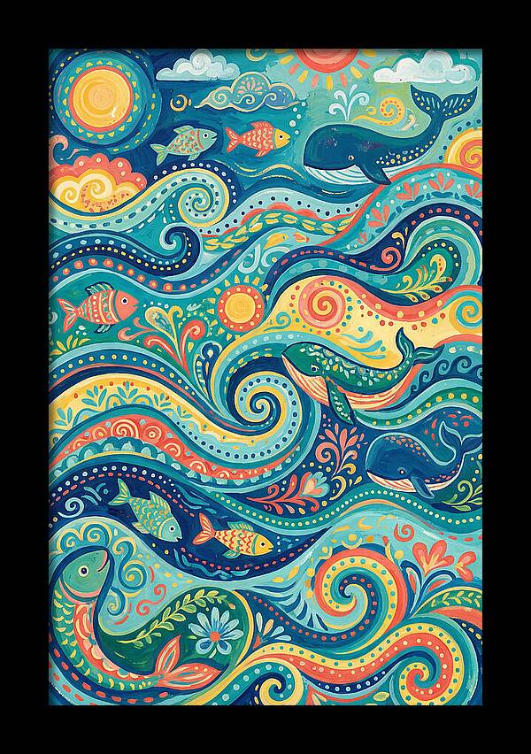 Abstract Ocean Whimsy