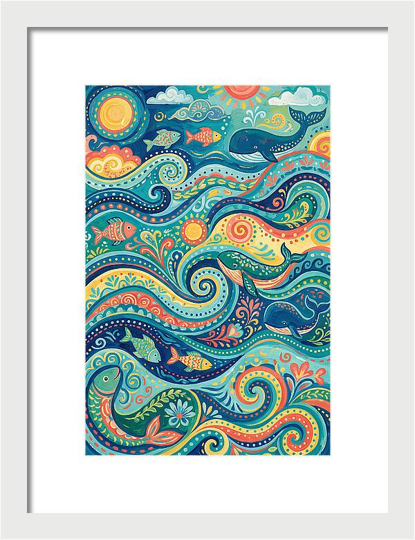 Abstract Ocean Whimsy