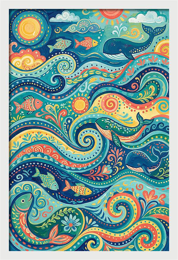 Abstract Ocean Whimsy