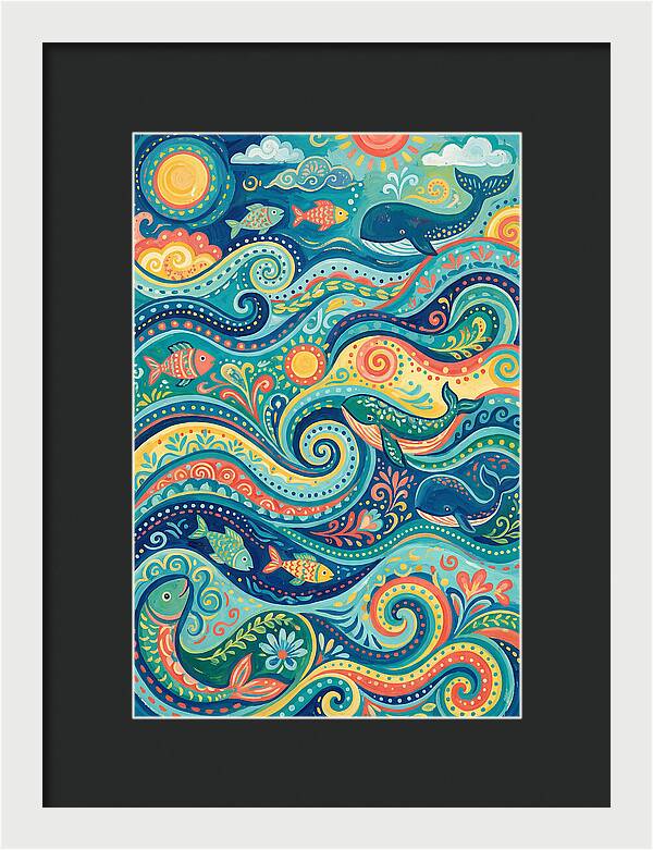 Abstract Ocean Whimsy