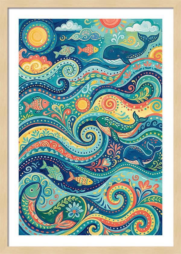 Abstract Ocean Whimsy