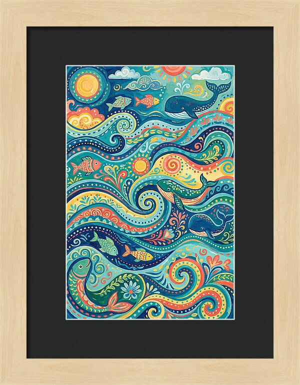 Abstract Ocean Whimsy
