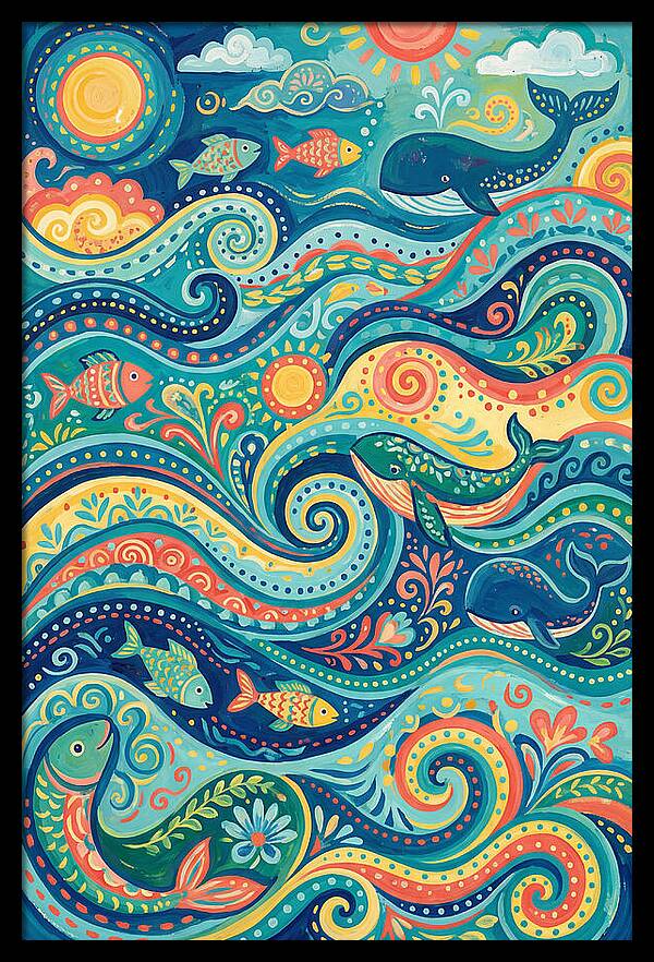 Abstract Ocean Whimsy