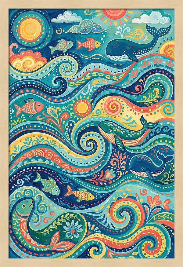 Abstract Ocean Whimsy