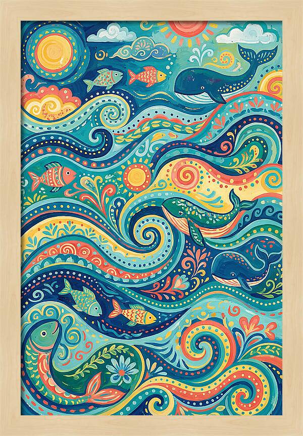 Abstract Ocean Whimsy