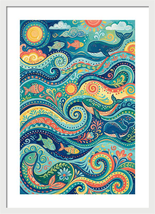 Abstract Ocean Whimsy