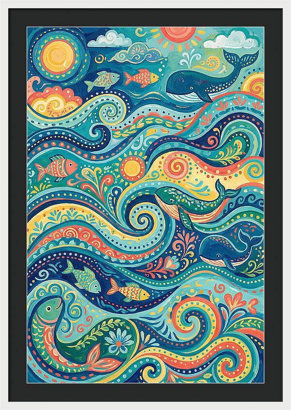 Abstract Ocean Whimsy