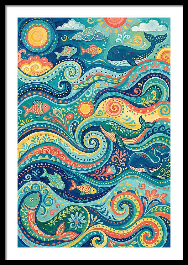 Abstract Ocean Whimsy