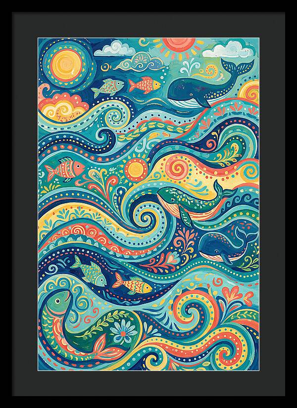 Abstract Ocean Whimsy