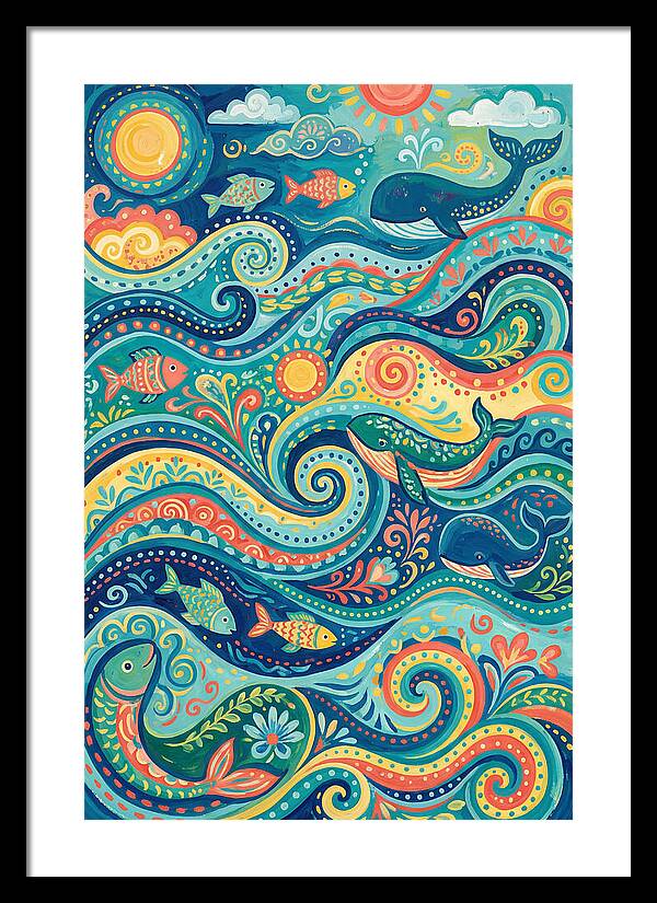 Abstract Ocean Whimsy
