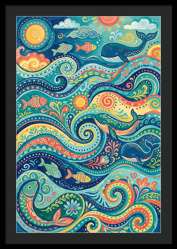 Abstract Ocean Whimsy