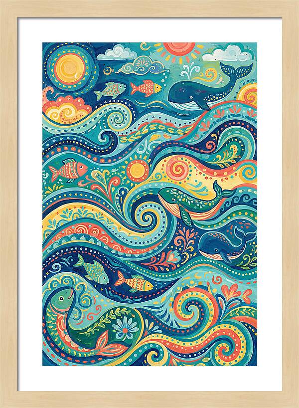 Abstract Ocean Whimsy