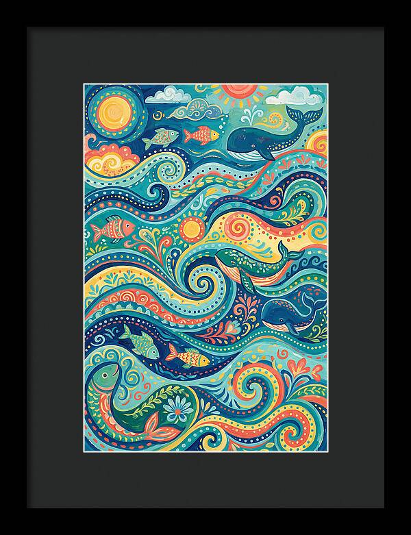 Abstract Ocean Whimsy