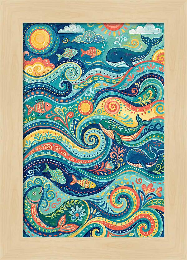 Abstract Ocean Whimsy
