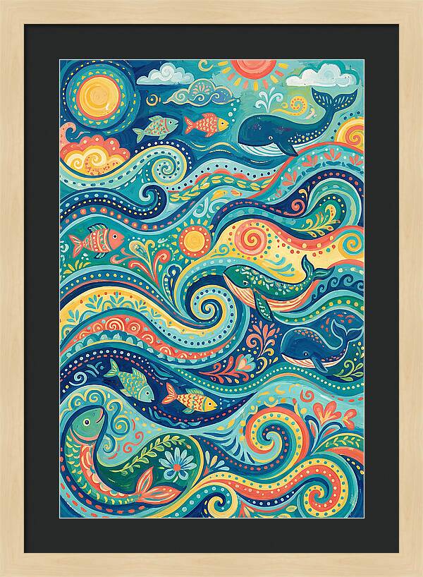 Abstract Ocean Whimsy