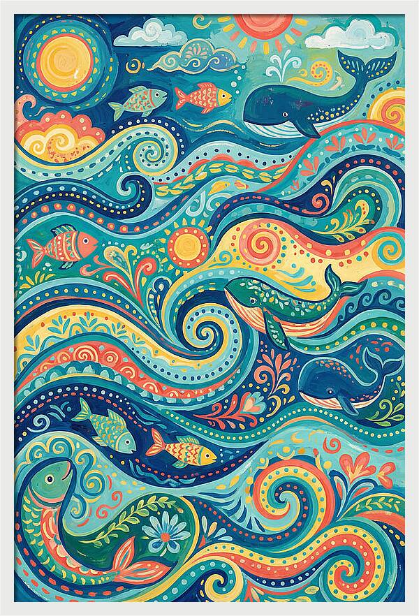 Abstract Ocean Whimsy
