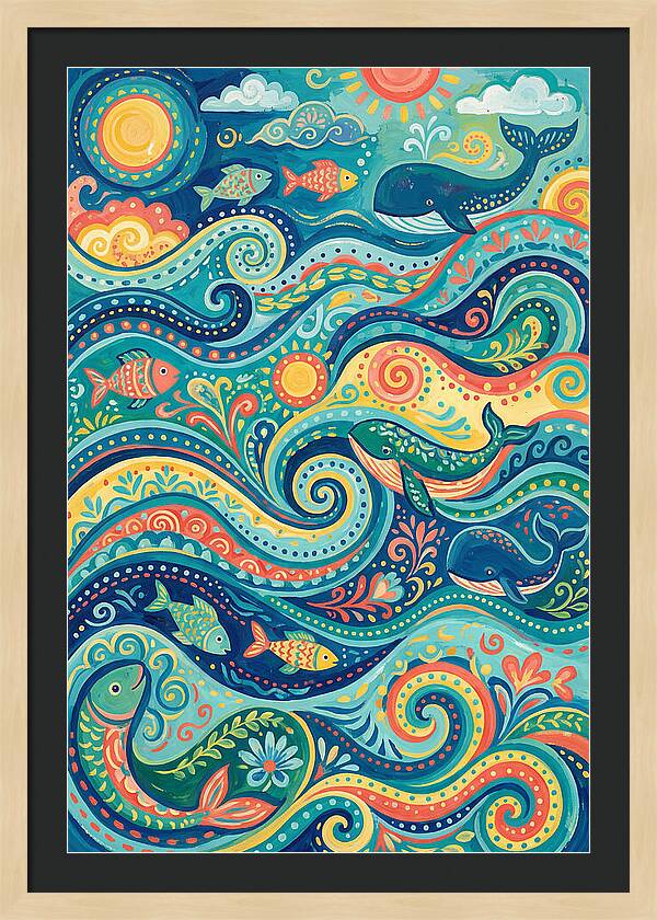Abstract Ocean Whimsy