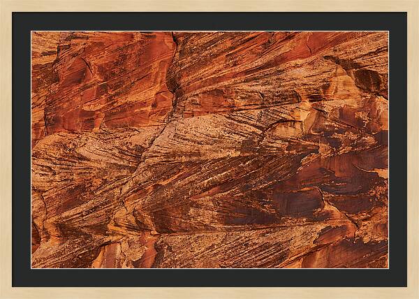 Abstract Rock Strata Layers