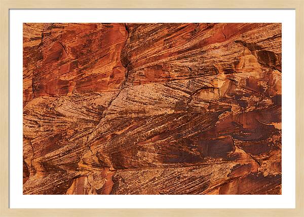 Abstract Rock Strata Layers