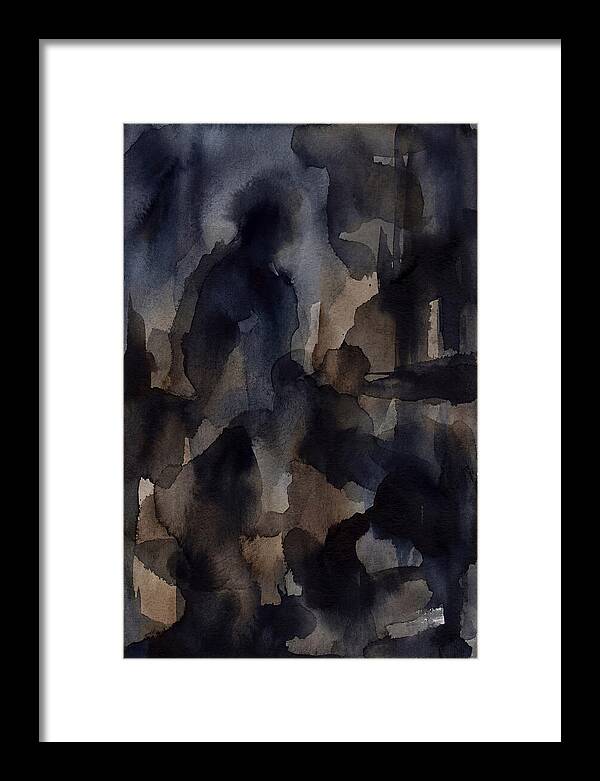 Abstract Shadows In Watercolor